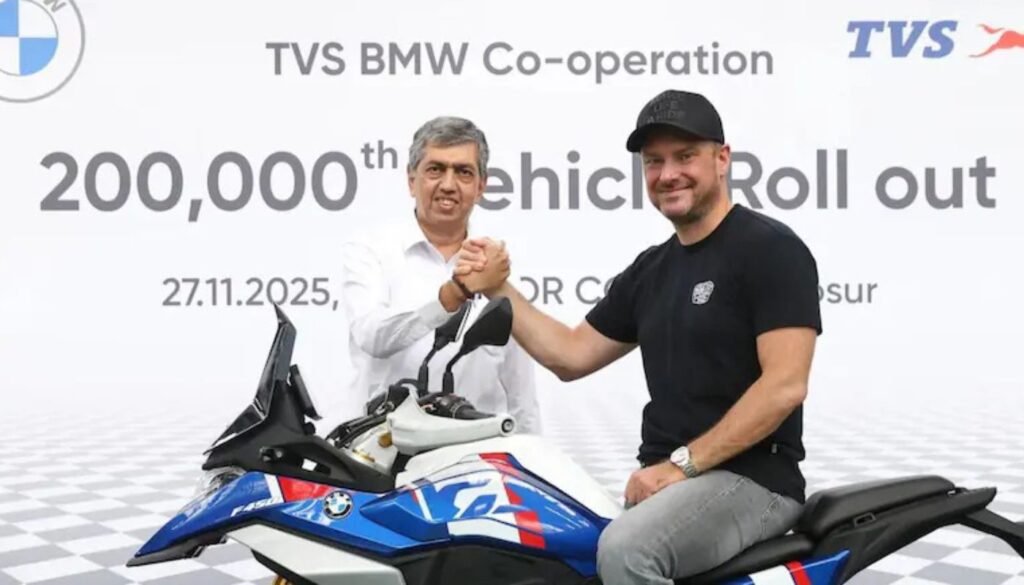 TVS-BMW Celebrates